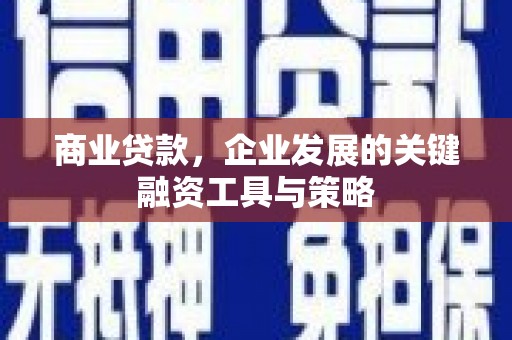 吴桥商业贷款，企业发展的关键融资工具与策略