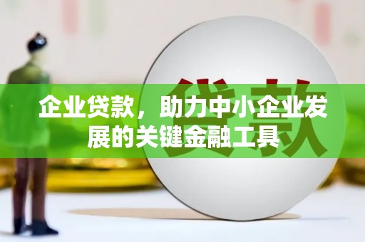 枝江企业贷款，助力中小企业发展的关键金融工具