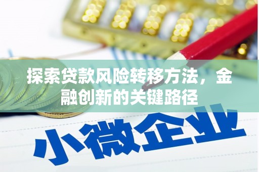 竹南探索贷款风险转移方法，金融创新的关键路径