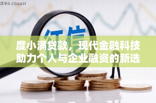 武川度小满贷款，现代金融科技助力个人与企业融资的新选择