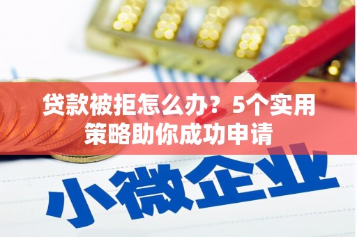 莎车贷款被拒怎么办？5个实用策略助你成功申请