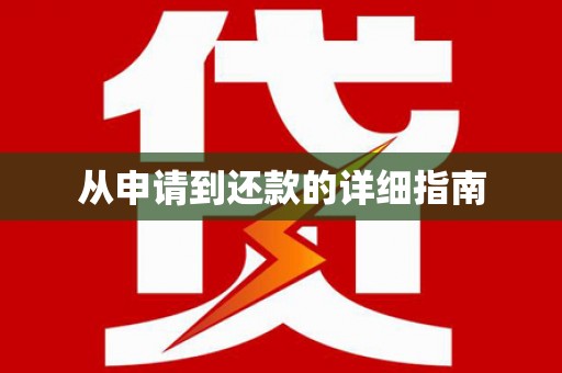 漾濞从申请到还款的详细指南