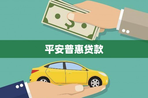 沙洋平安普惠贷款