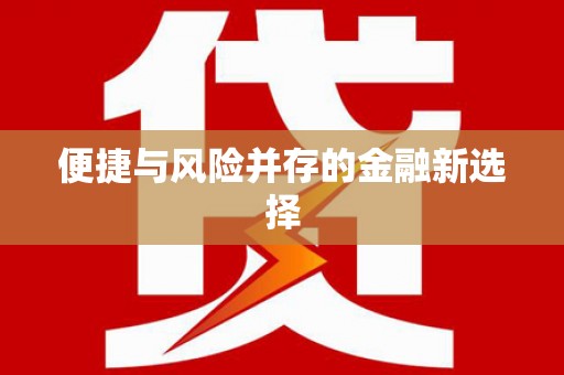 荔城便捷与风险并存的金融新选择
