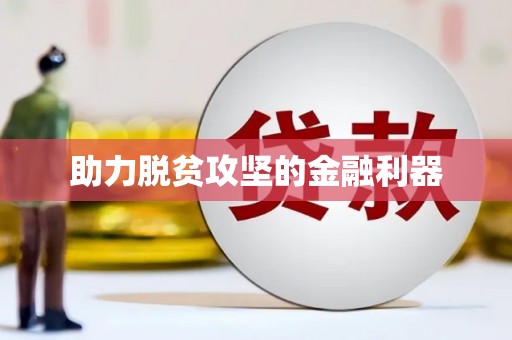 务川助力脱贫攻坚的金融利器